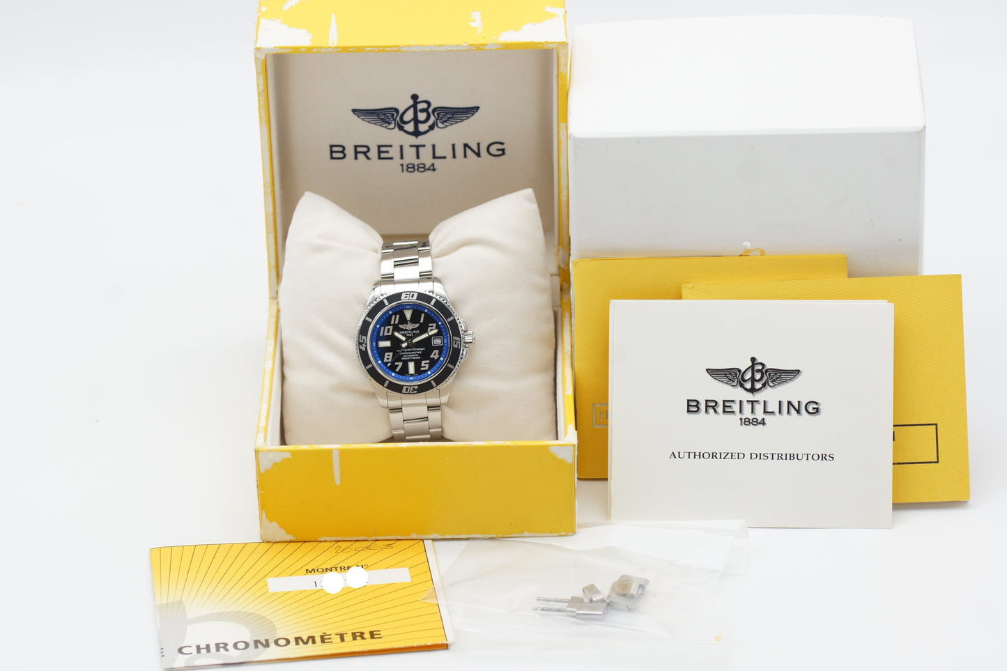 Breitling Superocean 42 Blau A17364 Full-Set 2012