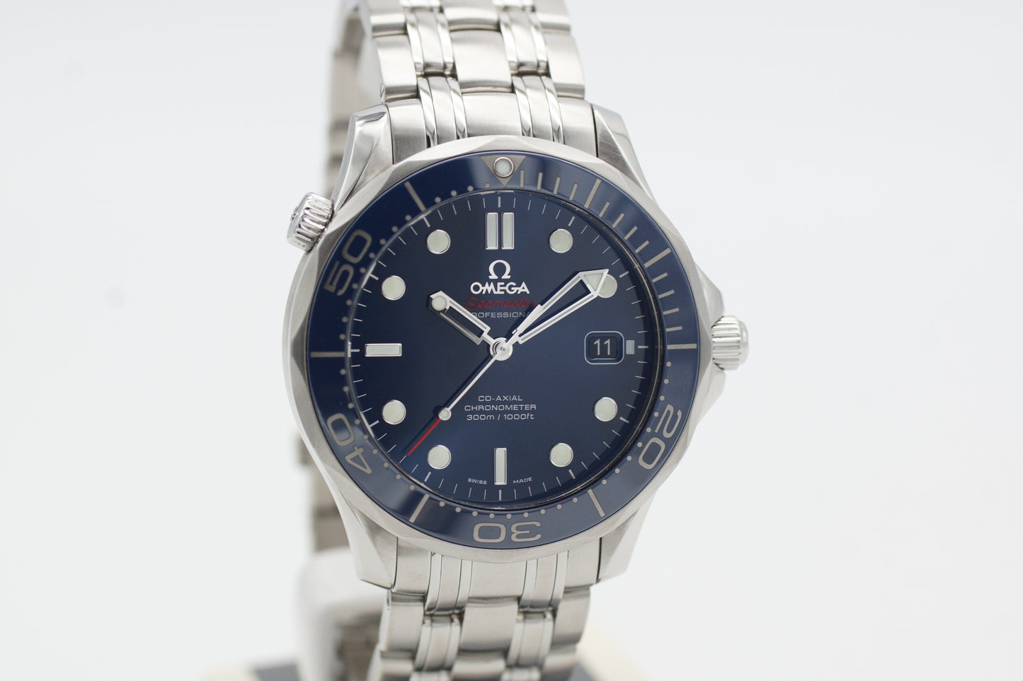 Omega Seamaster Diver 300M Blau 212.30.41.20.03.001 Full-Set 2012