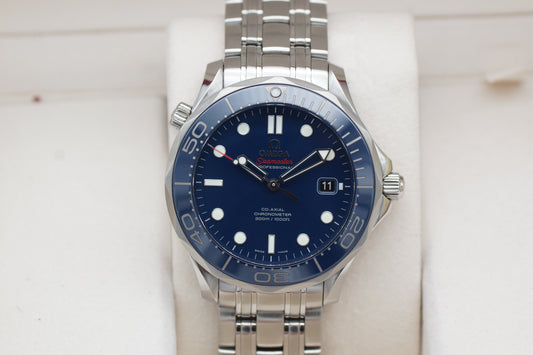 Omega Seamaster Diver 300M Blau 212.30.41.20.03.001 Full-Set 2012