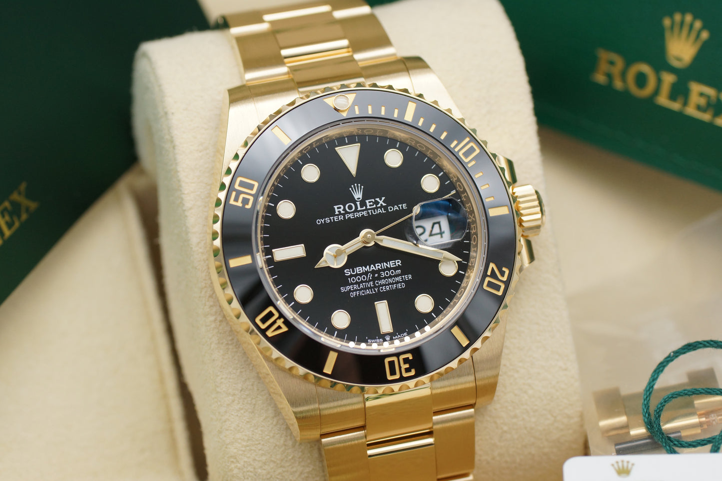 Rolex Submariner Date 126618LN Gelbgold Full-Set 2021