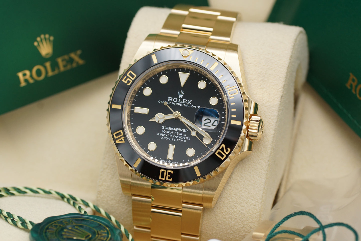 Rolex Submariner Date 126618LN Gelbgold Full-Set 2021