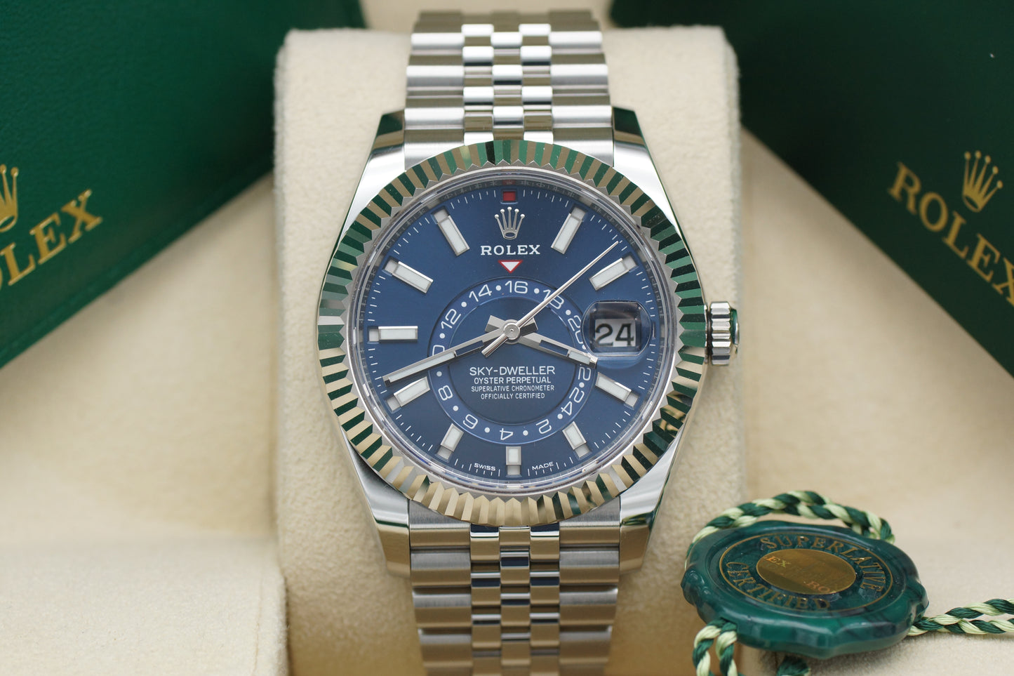 Rolex Sky-Dweller 326934 Blau Jubilee Full-Set 2023