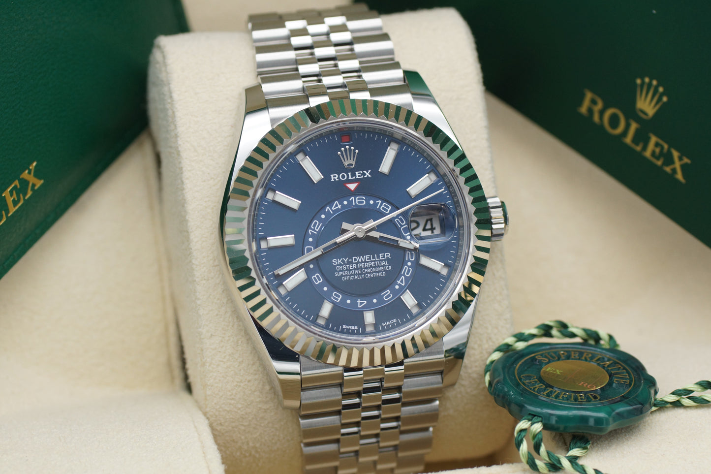 Rolex Sky-Dweller 326934 Blau Jubilee Full-Set 2023