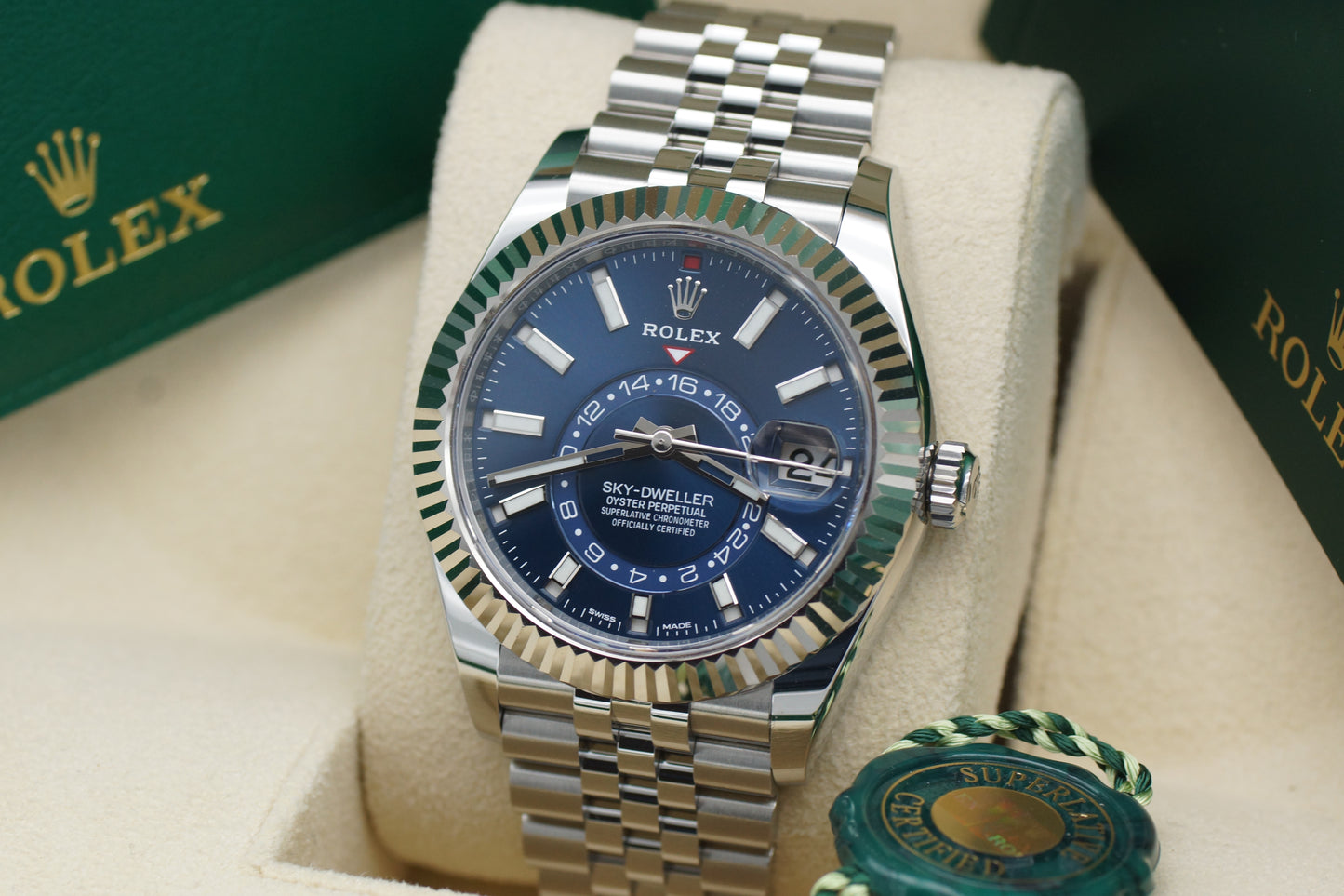 Rolex Sky-Dweller 326934 Blau Jubilee Full-Set 2023