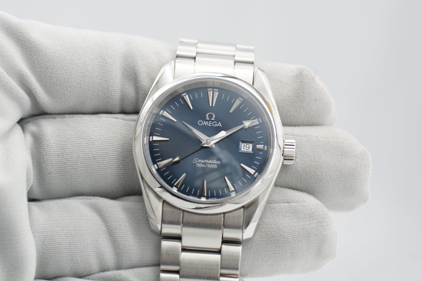 Omega Seamaster Aqua Terra 2518.80 Blau Box/Papiere 2008