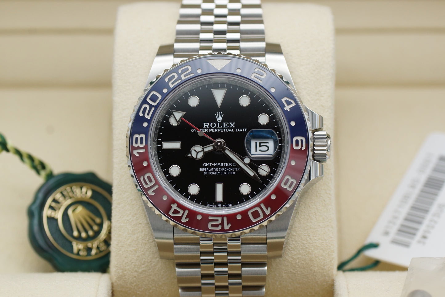 Rolex GMT-Master II Pepsi 126710BLRO Jubilee Full-Set 2021