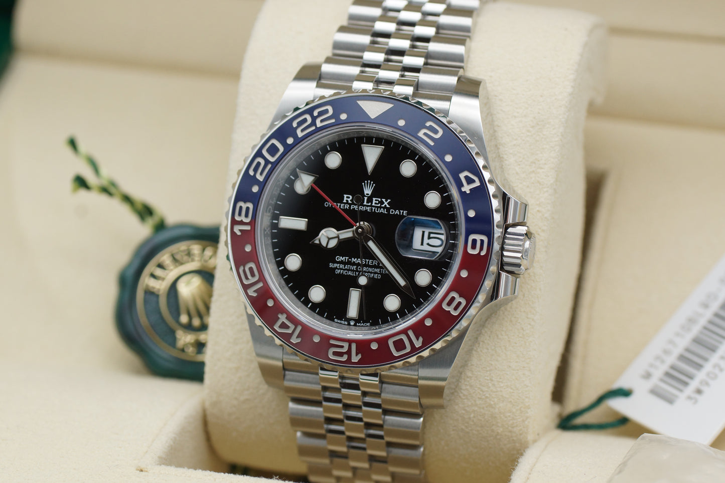 Rolex GMT-Master II Pepsi 126710BLRO Jubilee Full-Set 2021