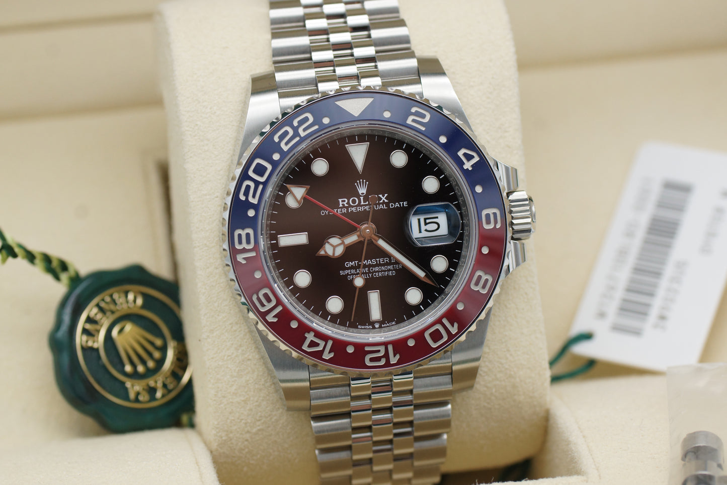 Rolex GMT-Master II Pepsi 126710BLRO Jubilee Full-Set 2021