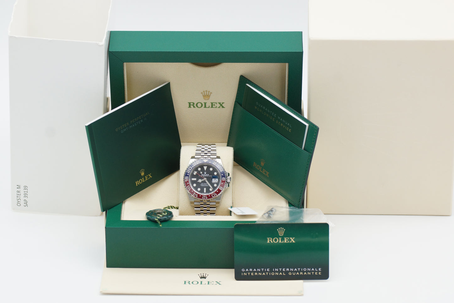 Rolex GMT-Master II Pepsi 126710BLRO Jubilee Full-Set 2021