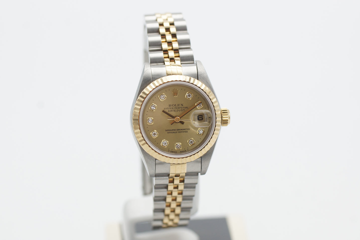 Rolex Lady-Datejust 26 69173G Gold Diamant Blatt Full-Set 1996