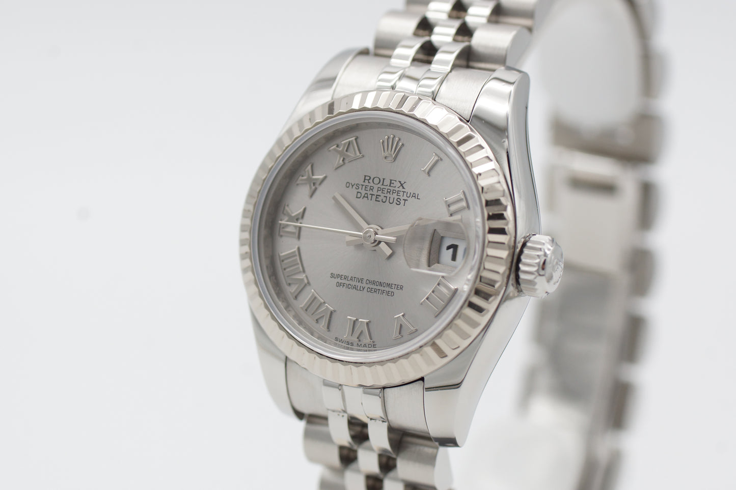 Rolex Lady-Datejust 26 179174 Silber Jubilee 2010