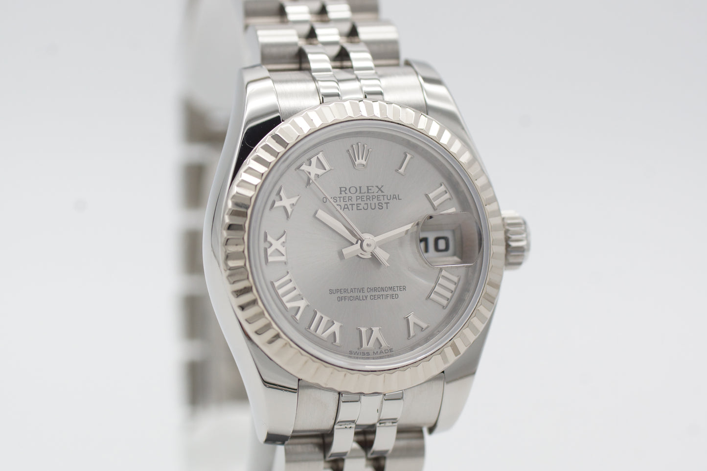 Rolex Lady-Datejust 26 179174 Silber Jubilee 2010