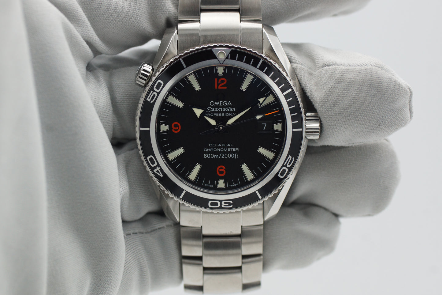 Omega Seamaster Planet Ocean Schwarz Full-Set 2009