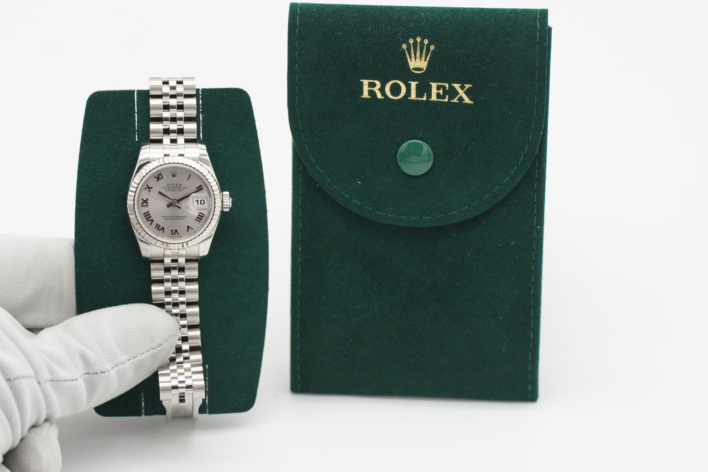 Rolex Lady-Datejust 26 179174 Silber Jubilee 2010