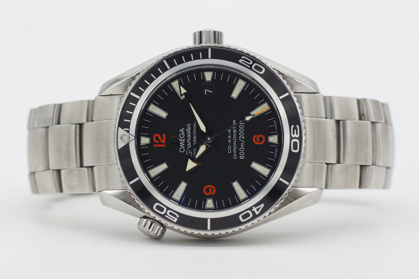 Omega Seamaster Planet Ocean Schwarz Full-Set 2009