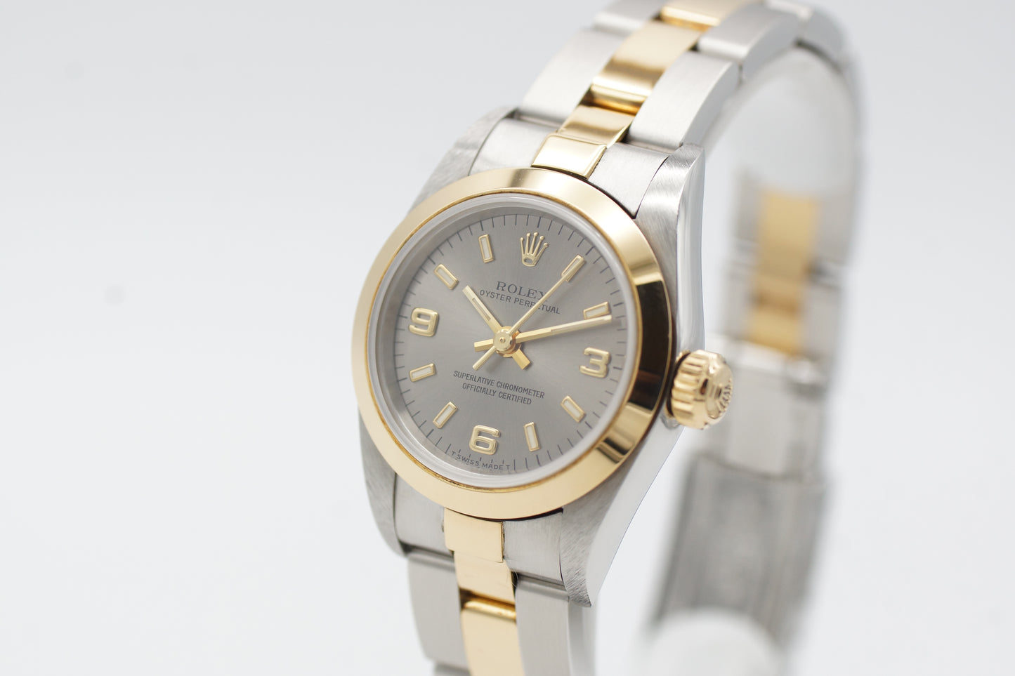 Rolex Oyster Perpetual 25 67183 Grau Oyster 1998