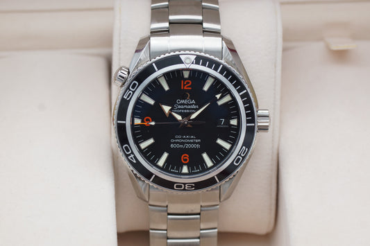 Omega Seamaster Planet Ocean Schwarz Full-Set 2009