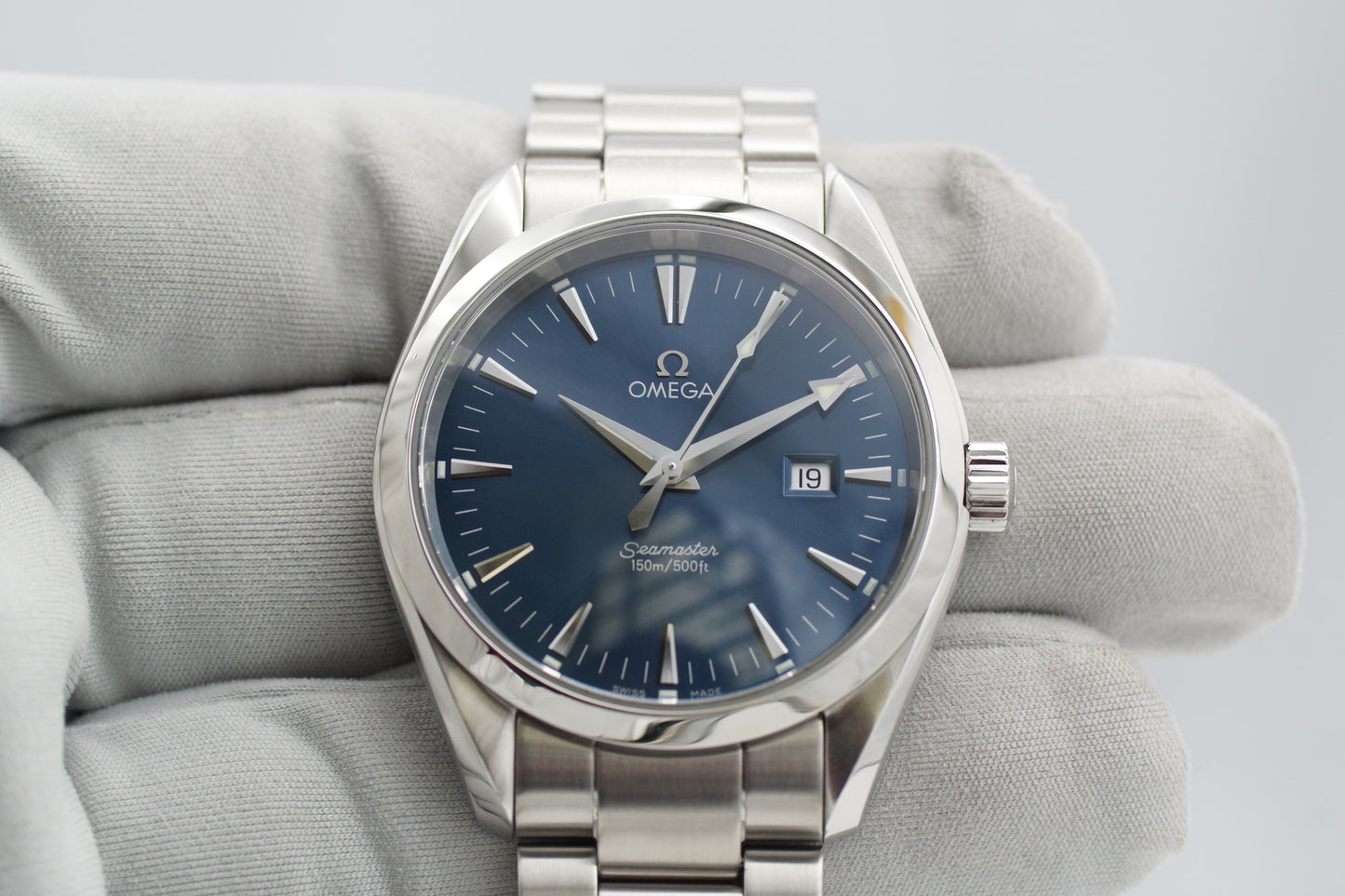 Omega Seamaster Aqua Terra 39,2 2517.80 Blau Full-Set 2009