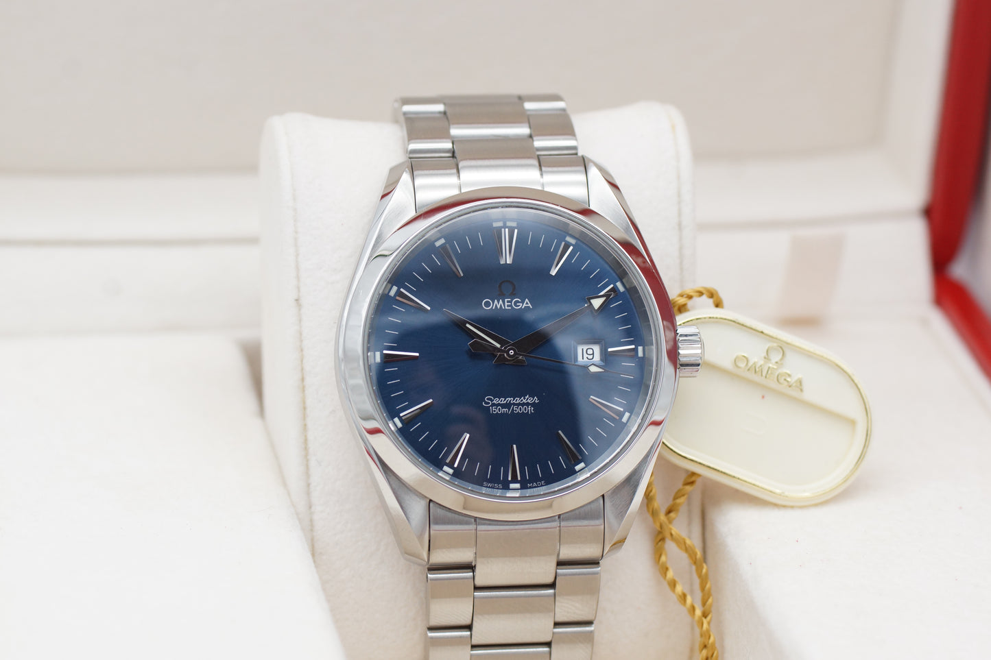 Omega Seamaster Aqua Terra 39,2 2517.80 Blau Full-Set 2009