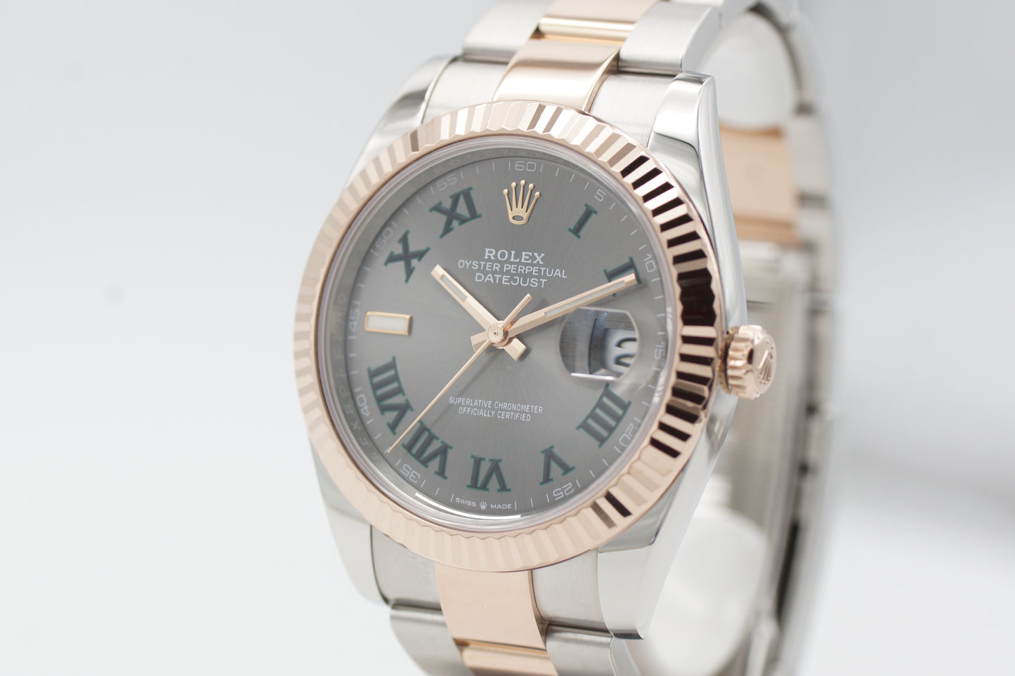 Rolex Datejust 41 Wimbledon 126331 Grau Full-Set 2023