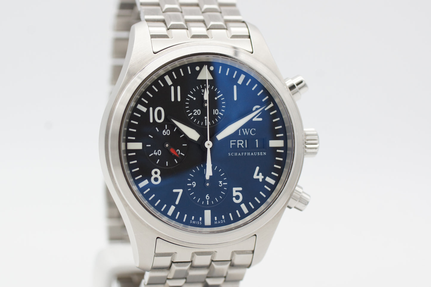 IWC Pilot Fliegeruhr Chrono IW371704 Schwarz Full-Set 2008