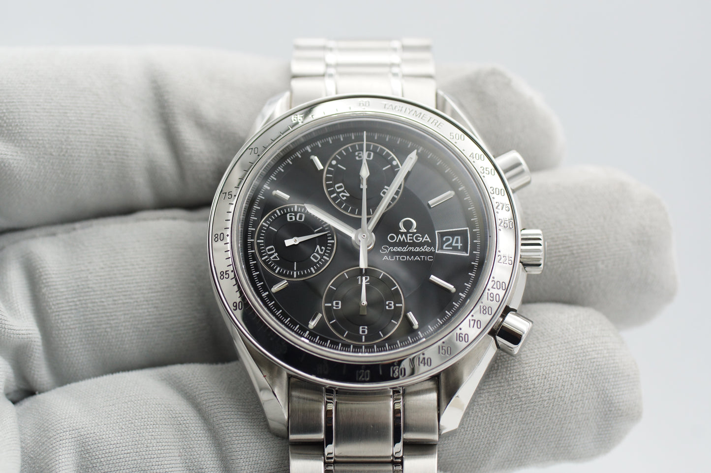 Omega Speedmaster Date 39 3513.50 Schwarz Full-Set 2005