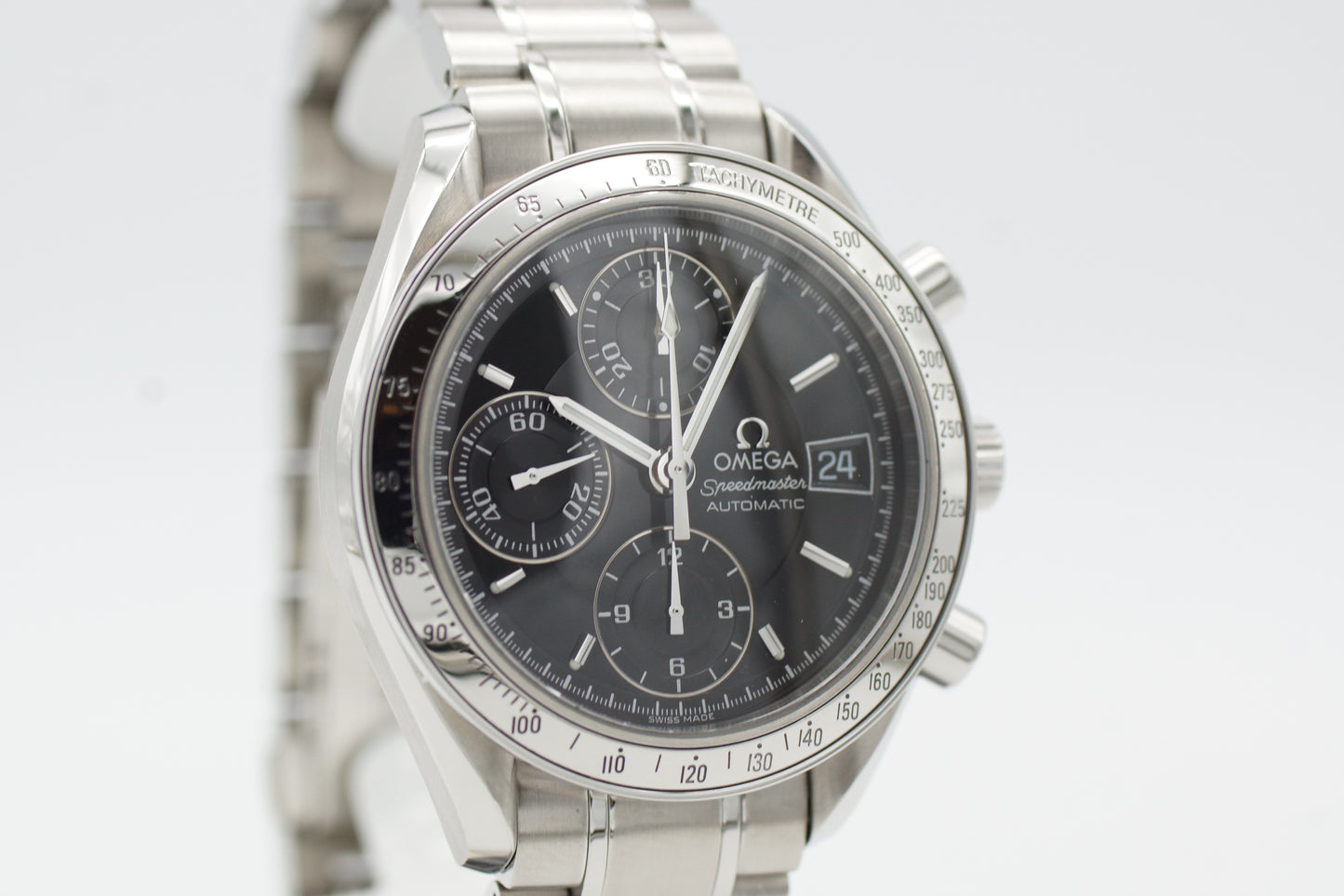 Omega Speedmaster Date 39 3513.50 Schwarz Full-Set 2005