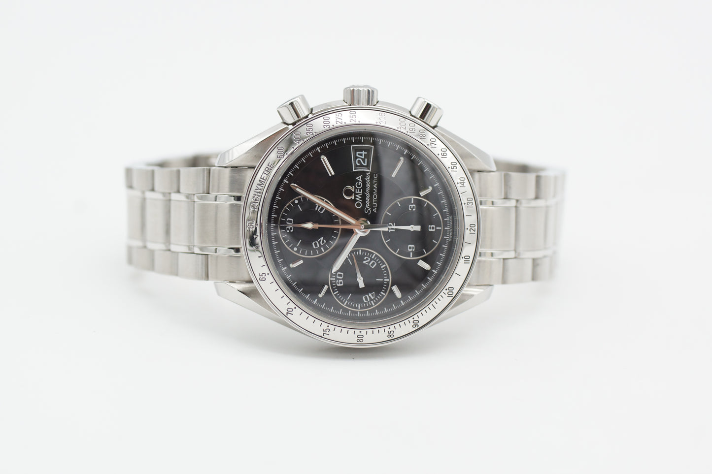 Omega Speedmaster Date 39 3513.50 Schwarz Full-Set 2005