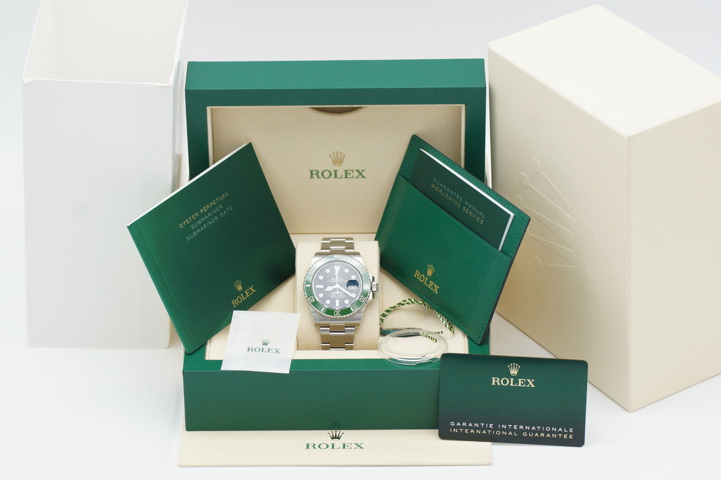 Rolex Submariner Date Starbucks 126610LV Grün Full-Set 2024