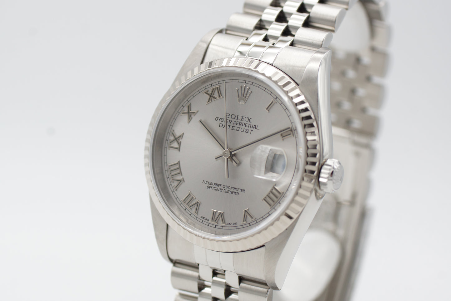 Rolex Datejust 36 16234 Grau "Ghost" Full-Set 2003