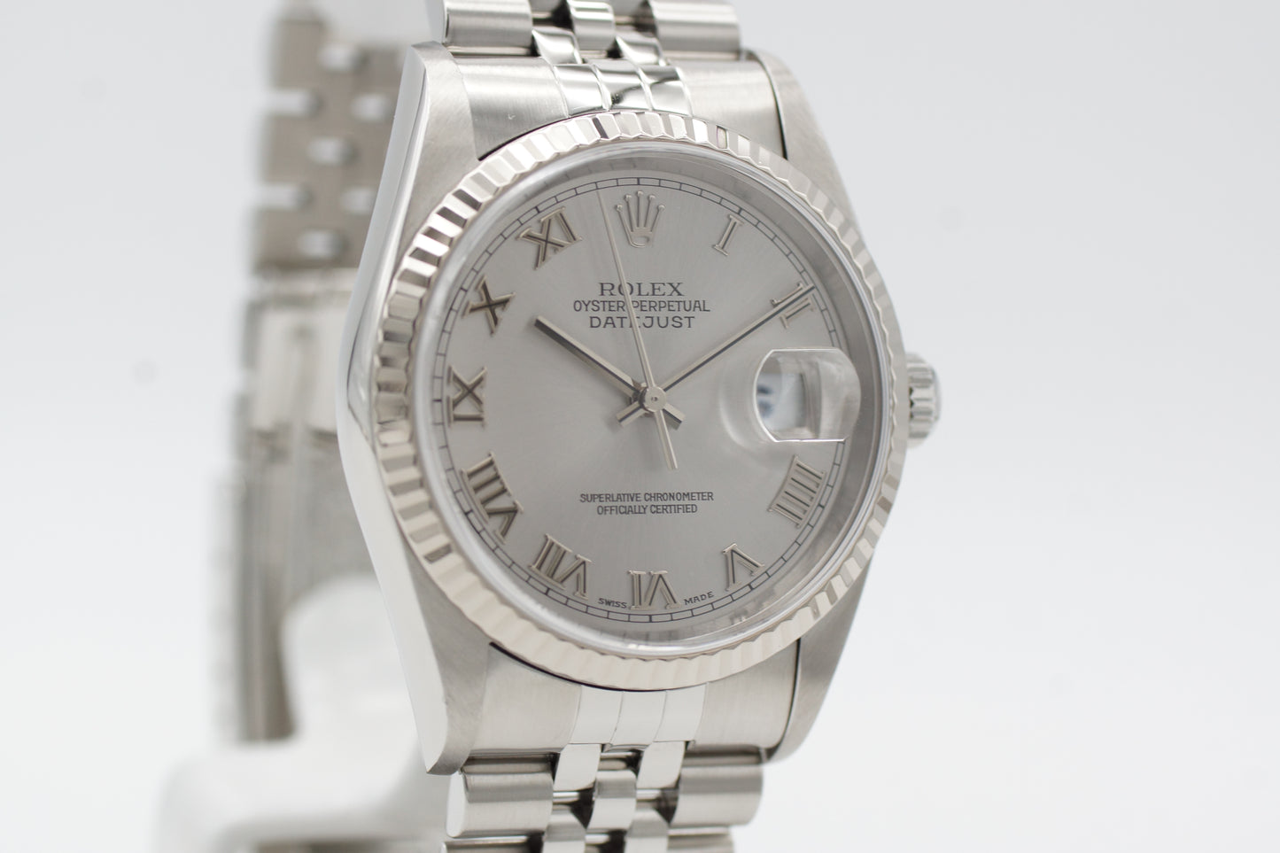 Rolex Datejust 36 16234 Grau "Ghost" Full-Set 2003