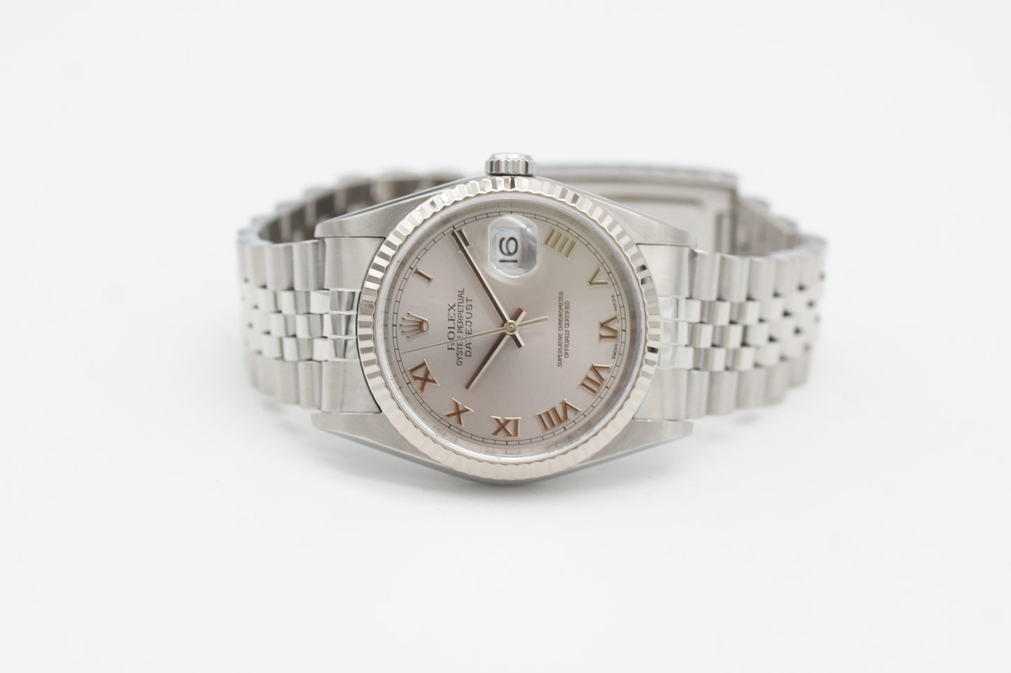 Rolex Datejust 36 16234 Grau "Ghost" Full-Set 2003