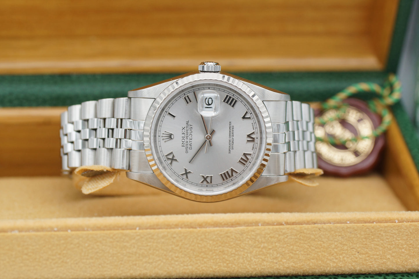 Rolex Datejust 36 16234 Grau "Ghost" Full-Set 2003