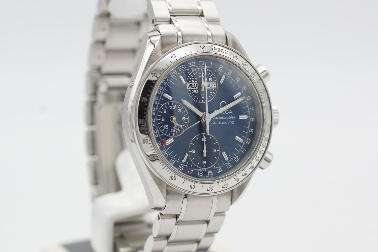 Omega Speedmaster Triple Date 3523.80 Blau Box 2001