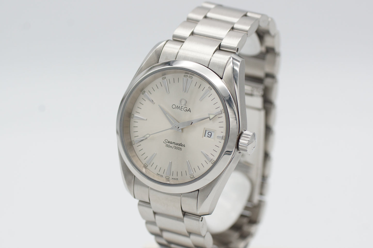 Omega Seamaster Aqua Terra 2518.30 Quarz Silber Box 2004