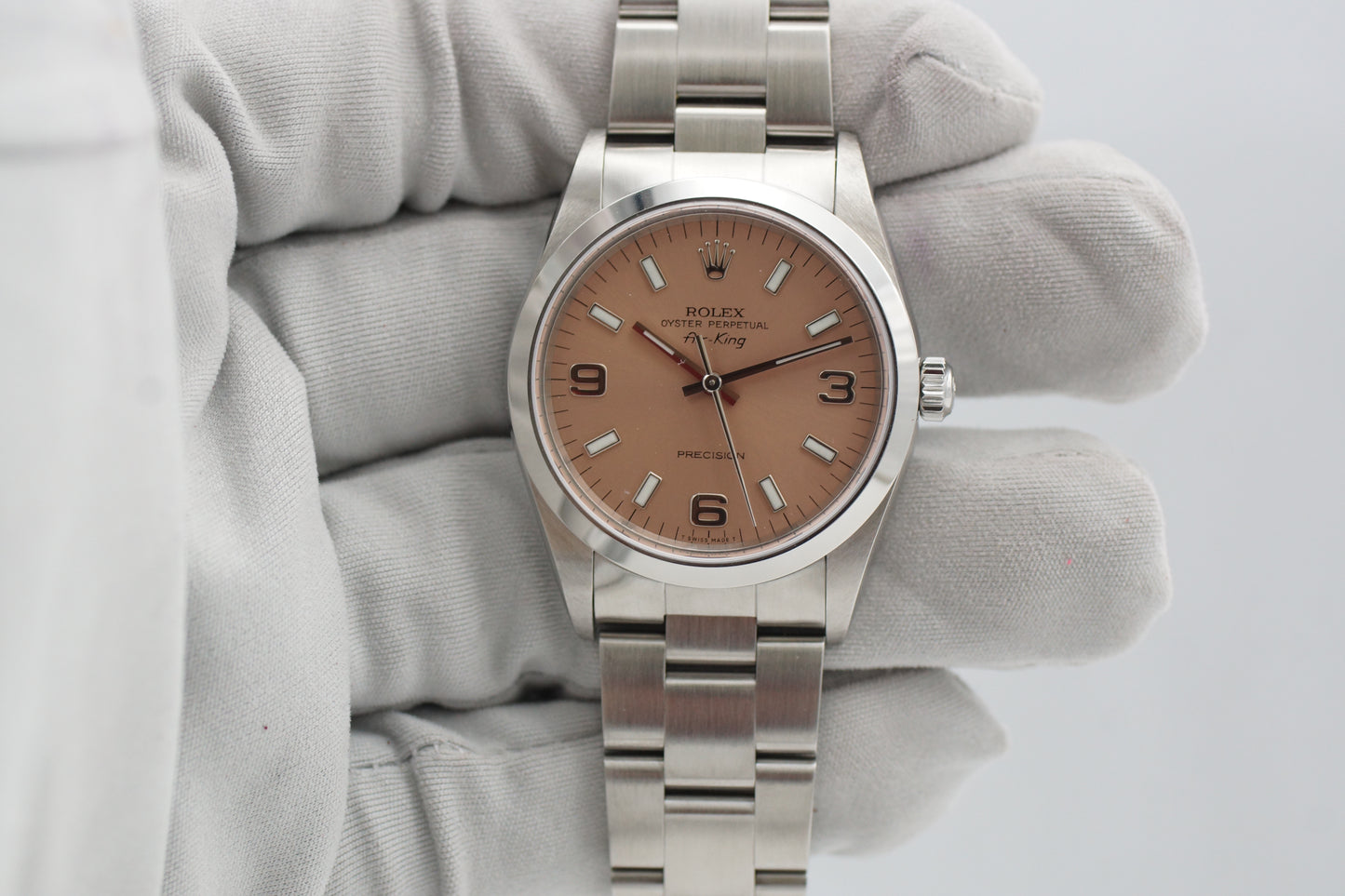 Rolex Air-King Precision 14000 Pink  Full-Set 1999