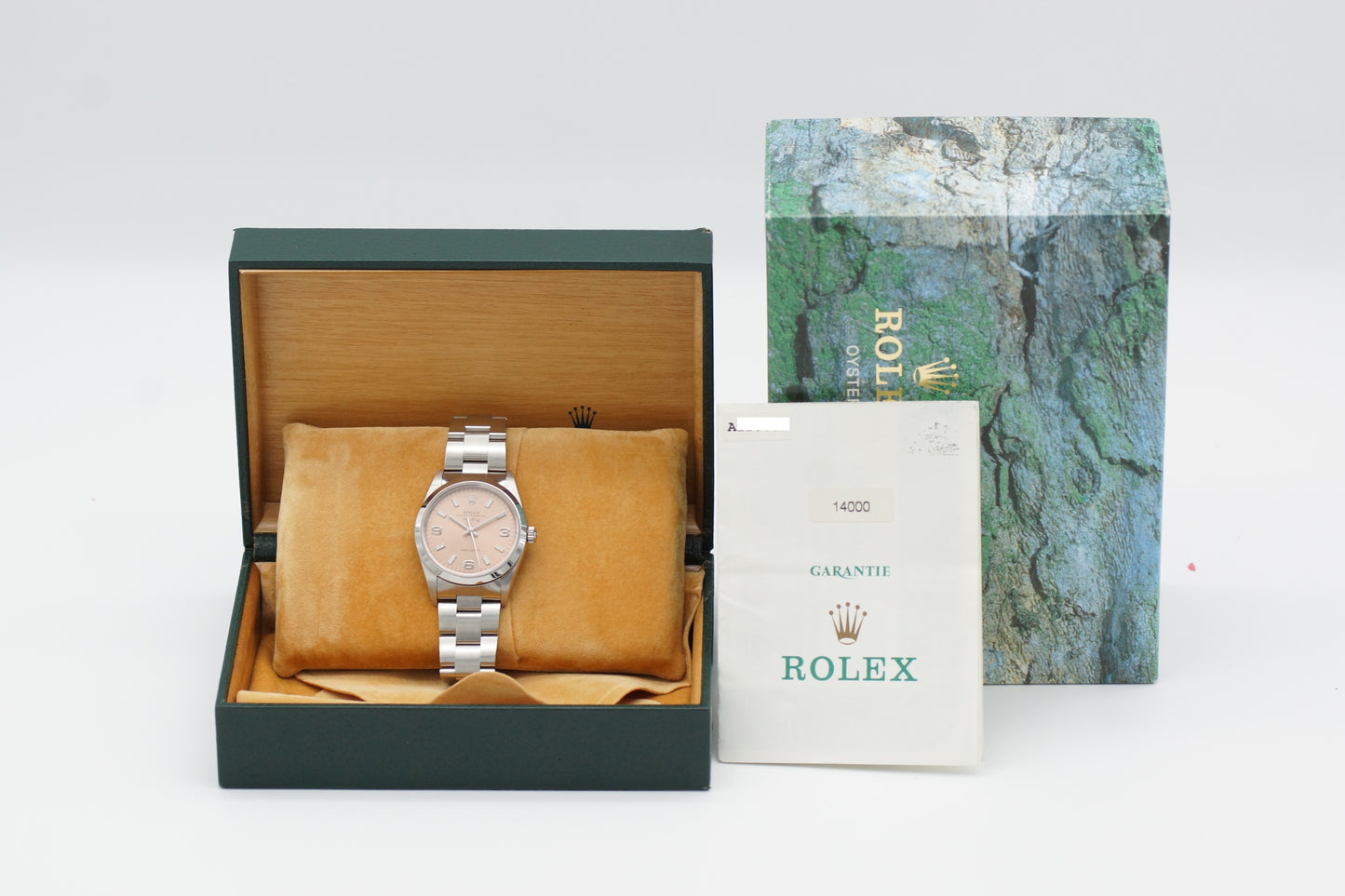 Rolex Air-King Precision 14000 Pink  Full-Set 1999