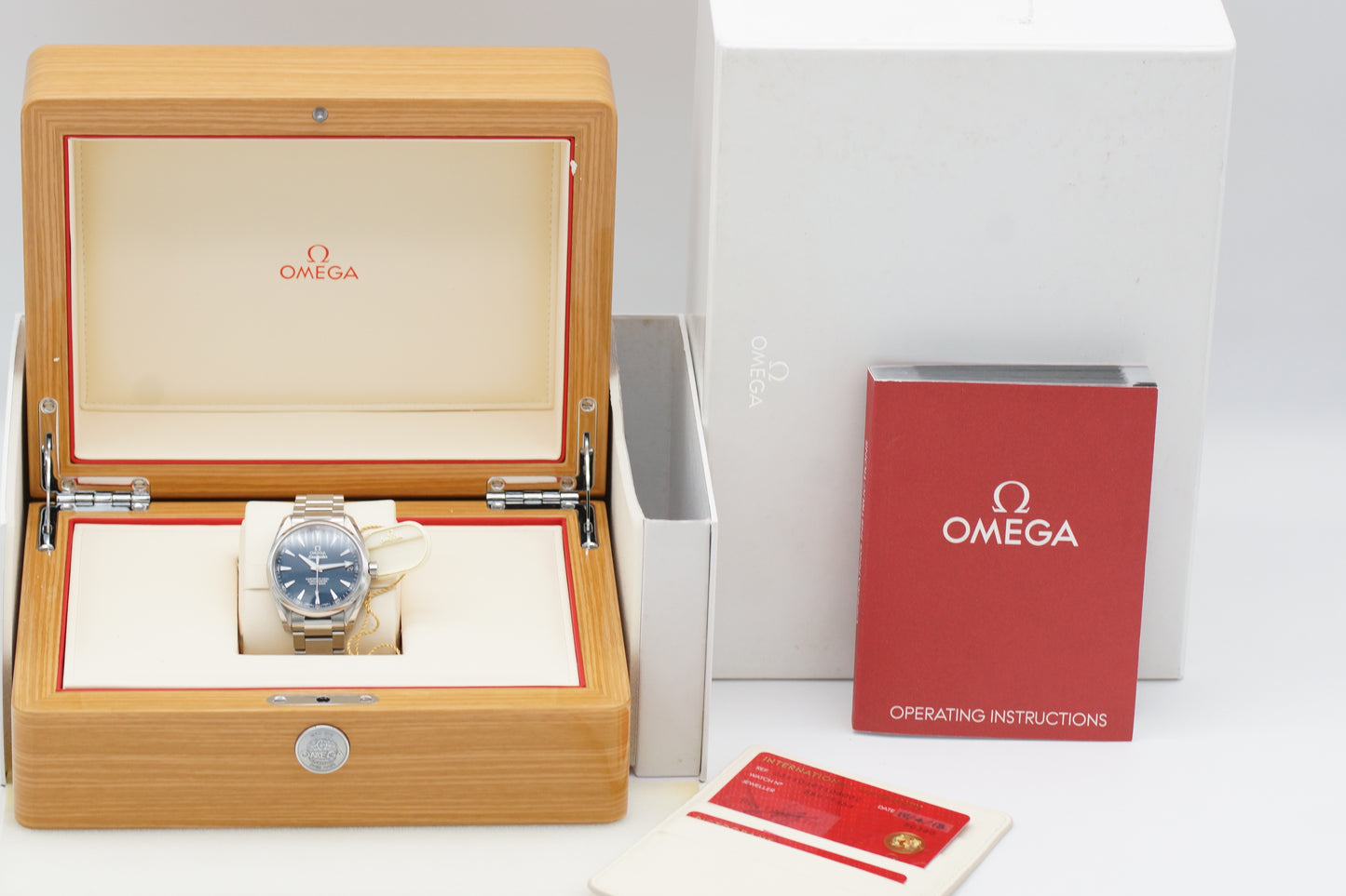 Omega Seamaster Aqua Terra Blau 231.10.39.21.03.002 Full-Set 2018