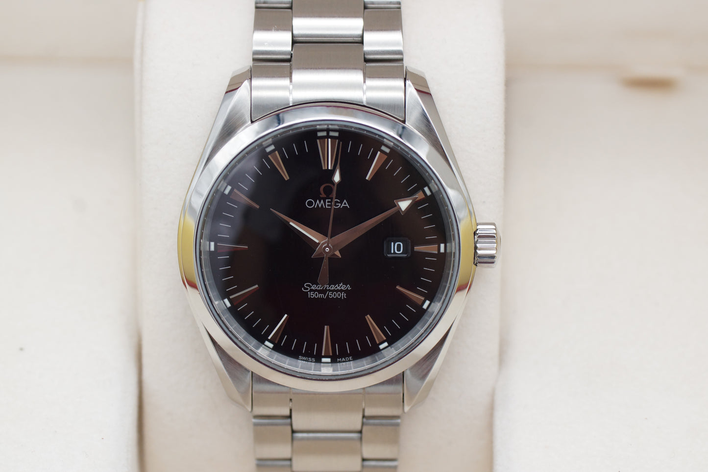 Omega Seamaster Aqua Terra Schwarz 2517.50.00 Full-Set 2009