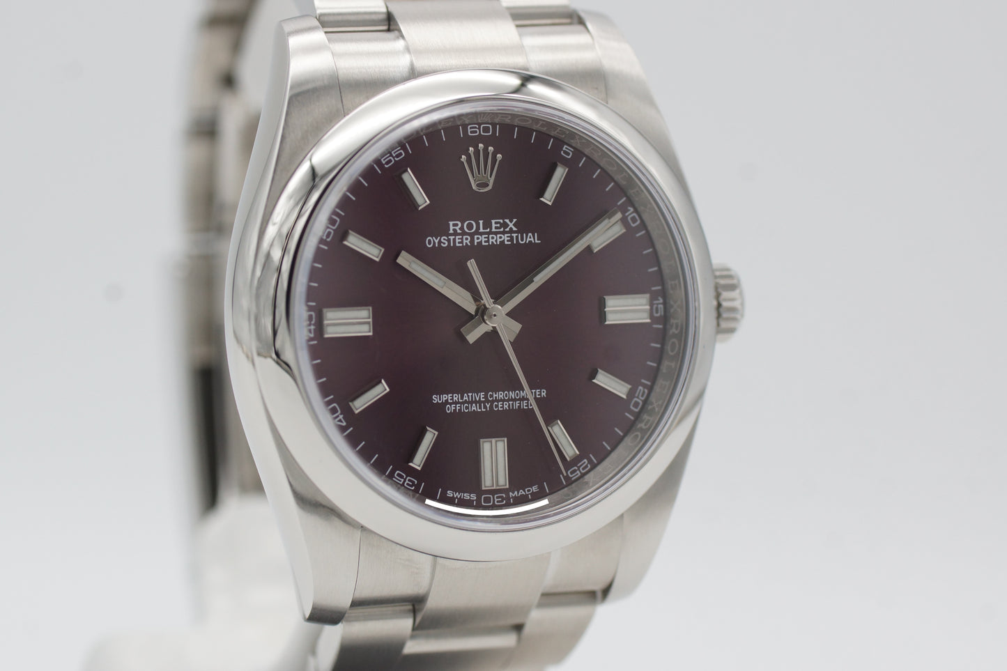 Rolex Oyster Perpetual 36 "Red Grape" 116000 Full-Set 2020