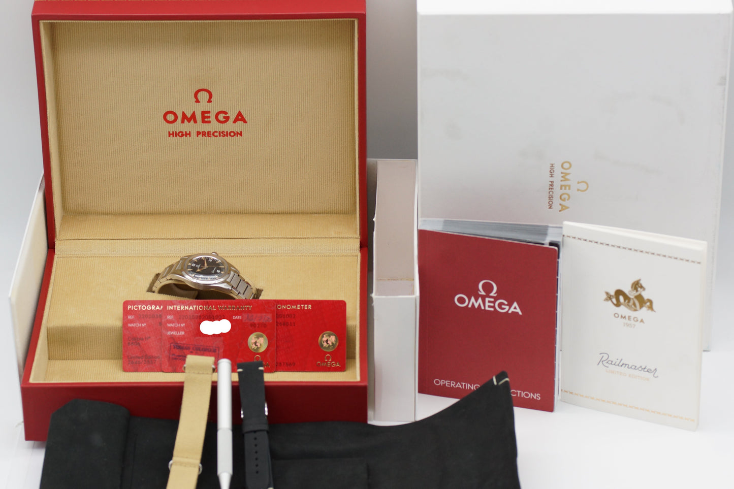 Omega Seamaster Railmaster Trilogy Full-Set 2020