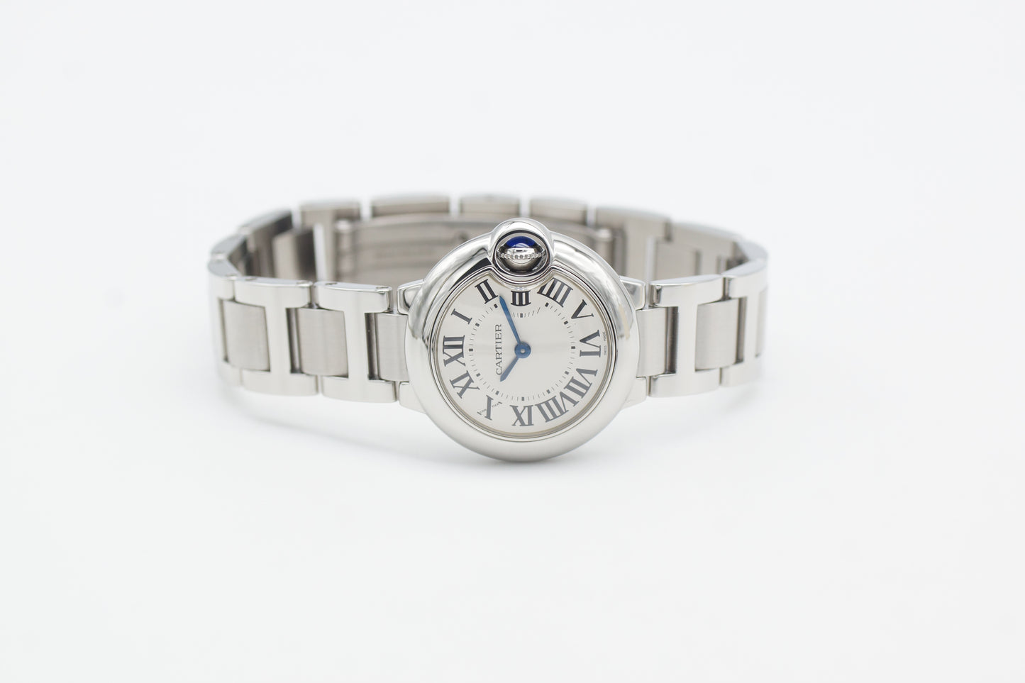 Cartier Ballon Bleu 28mm W69010Z4 Silber Box/Booklet 2010