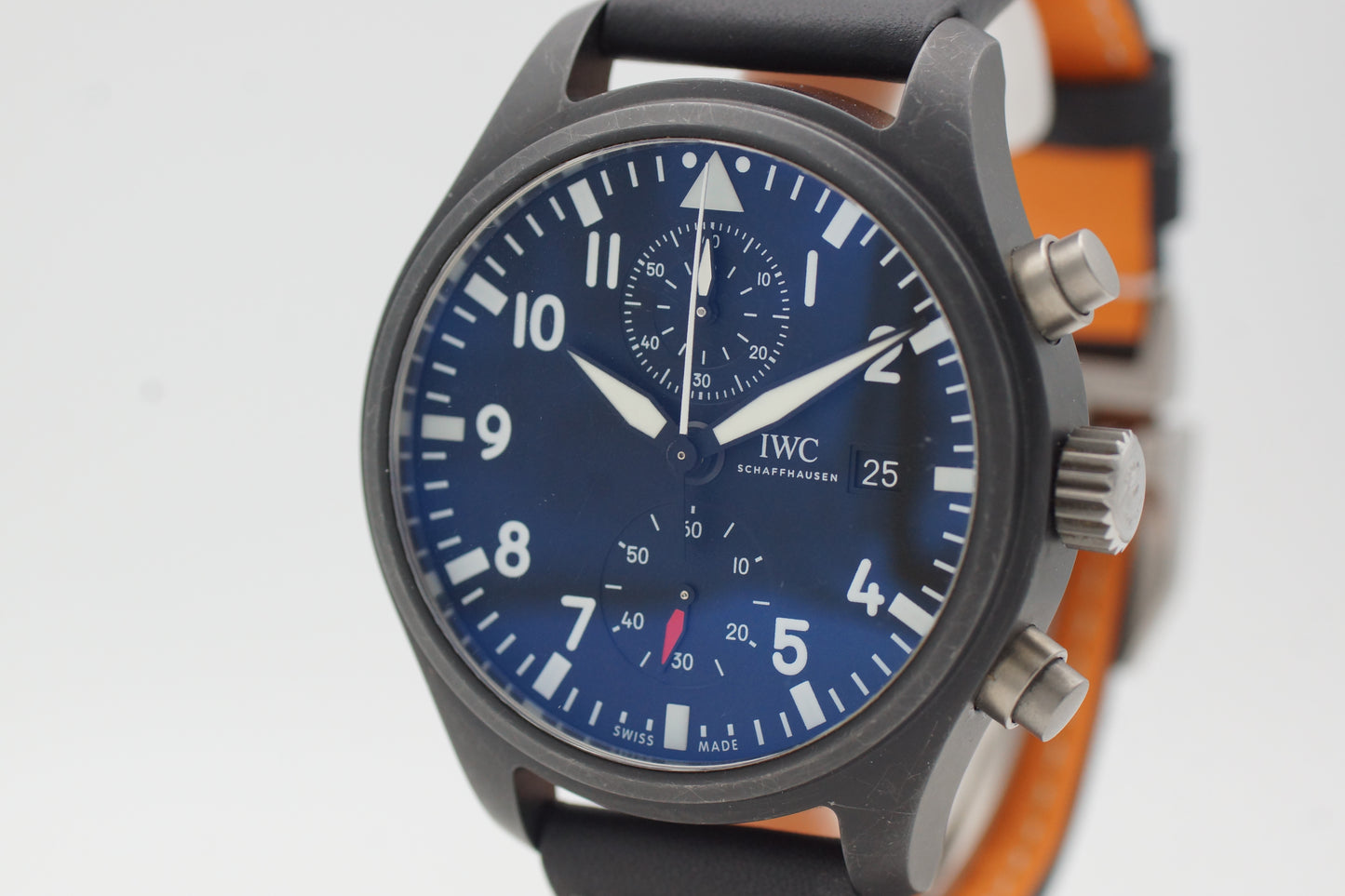 IWC Chronograph Top Gun IW389001 Keramik Schwarz Full-Set 2018