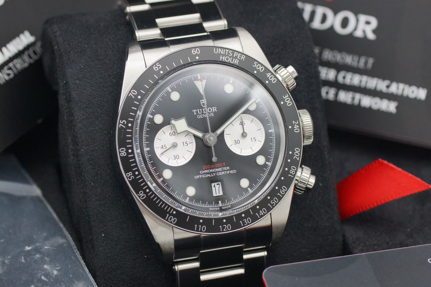 Tudor Black Bay Chrono 79360N Schwarz Full-Set 2022