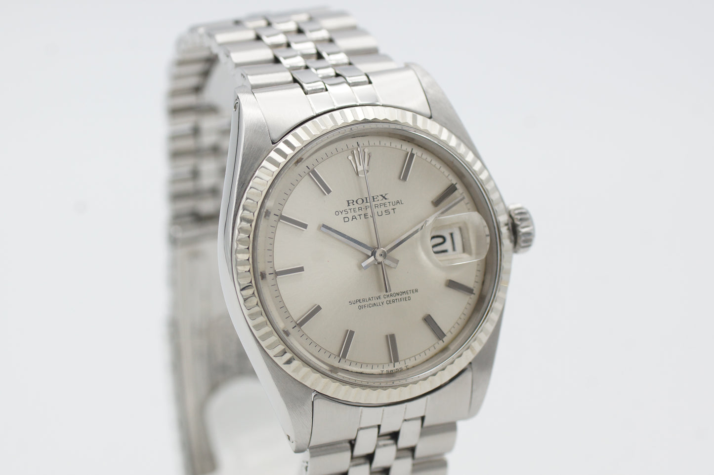 Rolex Datejust 36 1601 Silber 1970