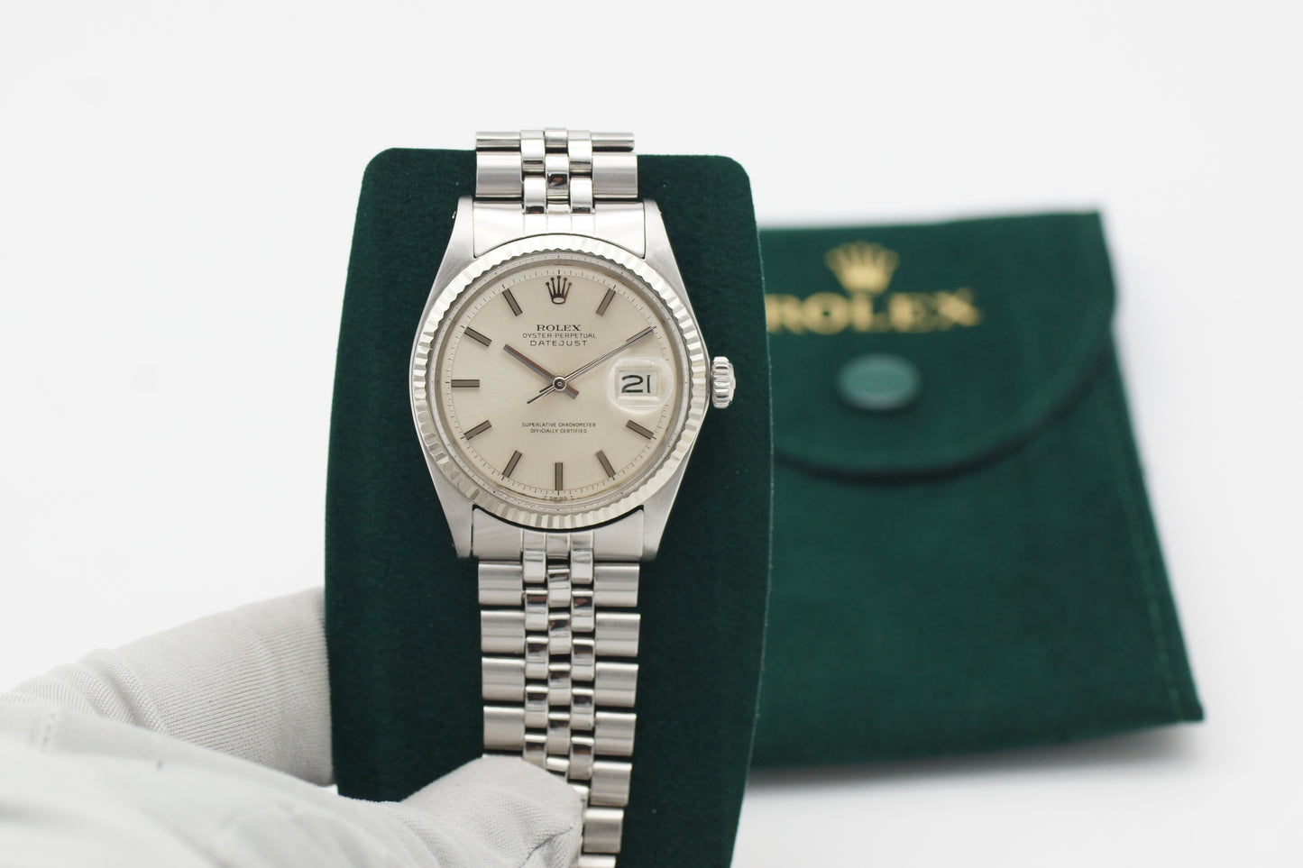 Rolex Datejust 36 1601 Silber 1970