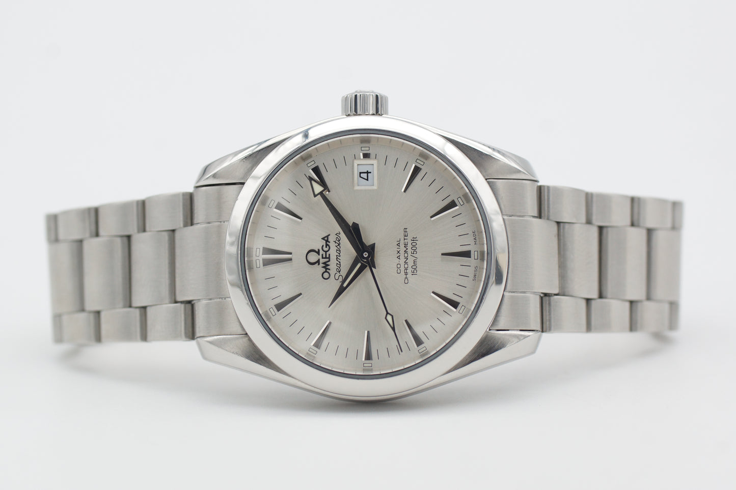 Omega Seamaster Aqua Terra Co-Axial 2504.30 Silber Box 2006