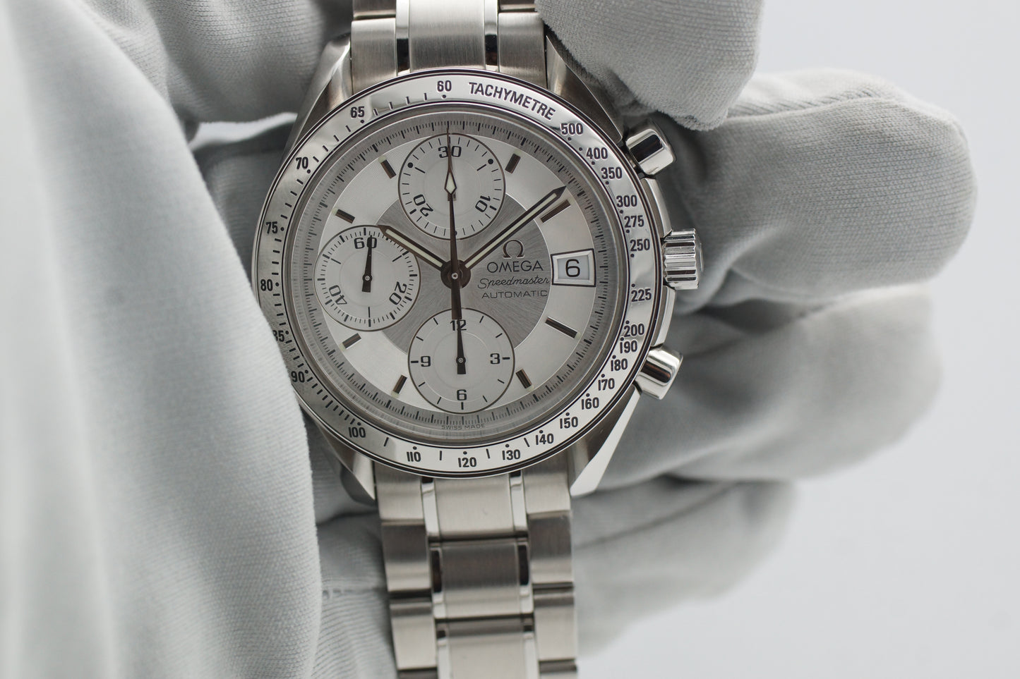 Omega Speedmaster Date 3513.30 Silber Box 2003