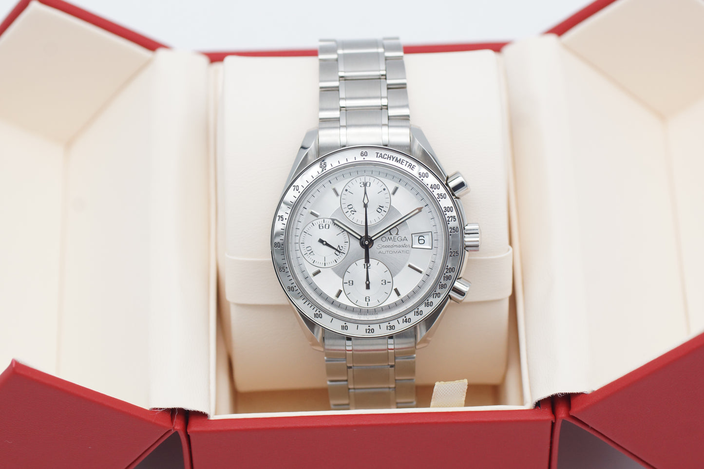 Omega Speedmaster Date 3513.30 Silber Box 2003