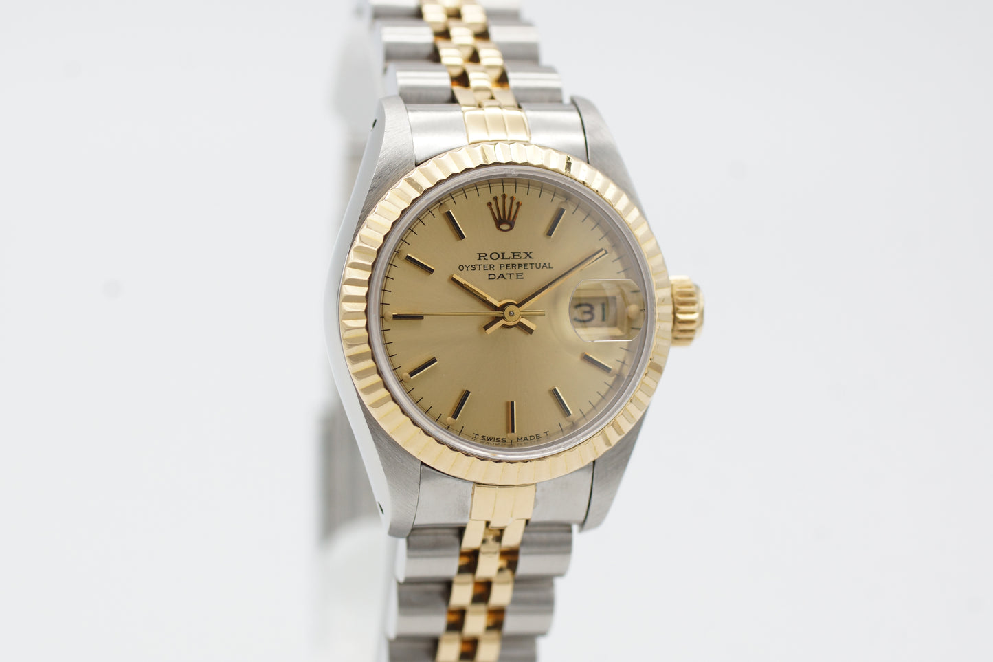 Rolex Lady-Datejust 26mm Gold 69173 Jubilee Papiere 1985 LC100